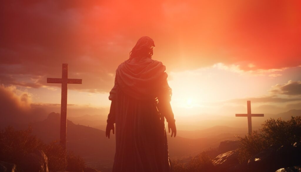 symbolic image of one solitary life representing the eternal impact of Jesus