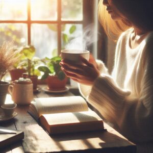Person praying alone, symbolizing worship wherever you are in spirit and truth.