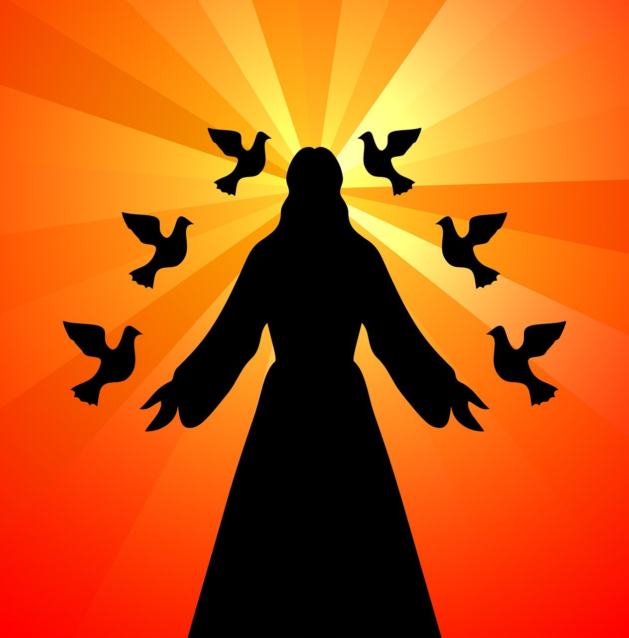 He cares for you with open hands lifting burdens to Jesus