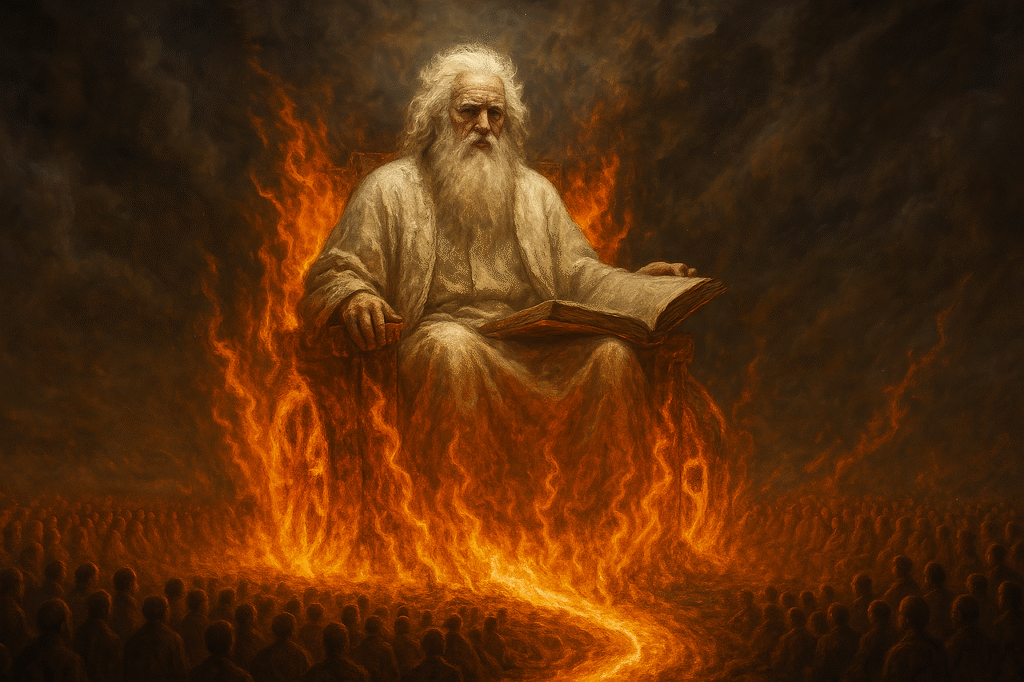 God will be the Judge at the final judgment throne