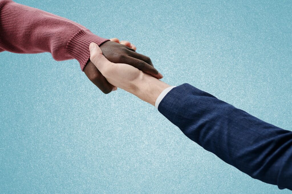 Jesus crossing barriers for Christ