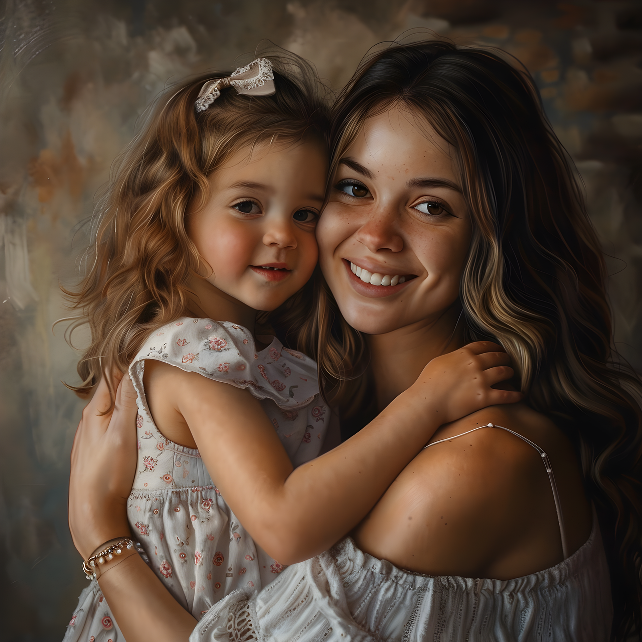 Mother teaching child with wisdom and kindness