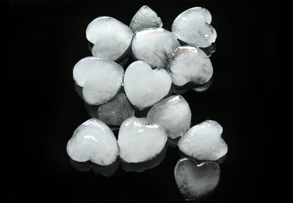 symbolic image of heart growing cold from the deceitfulness of sin