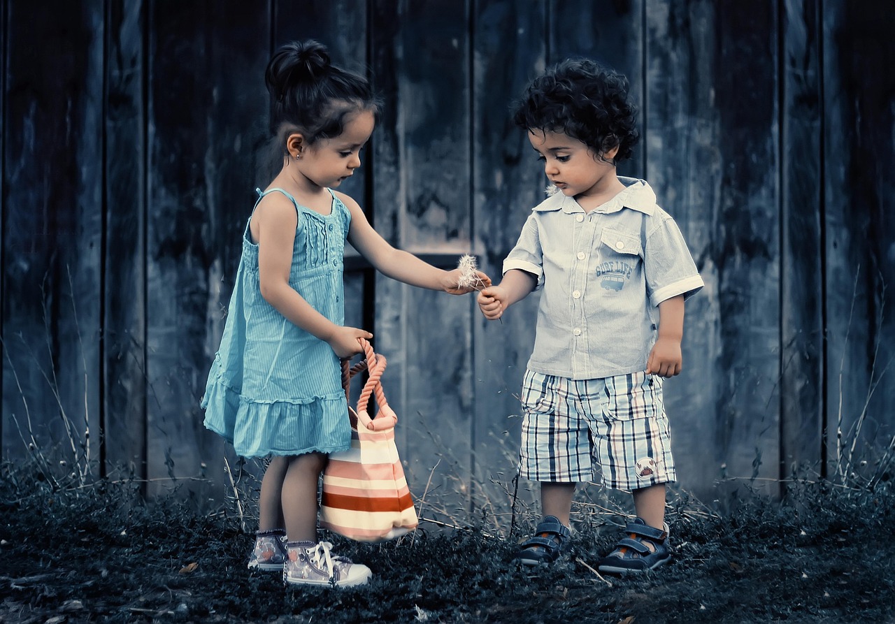 children of God standing in light of heaven