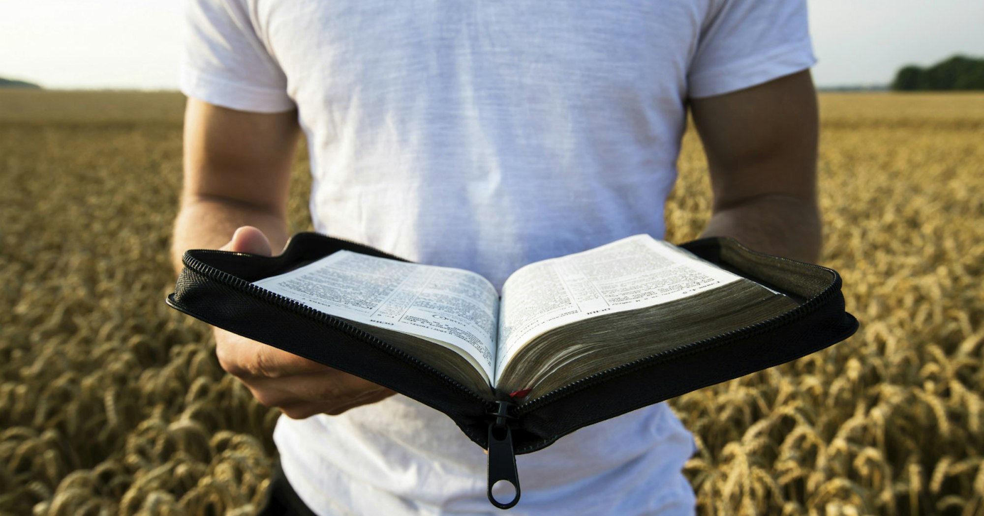 Peaceful believer experiencing contentment reigneth eternal through God’s providential care