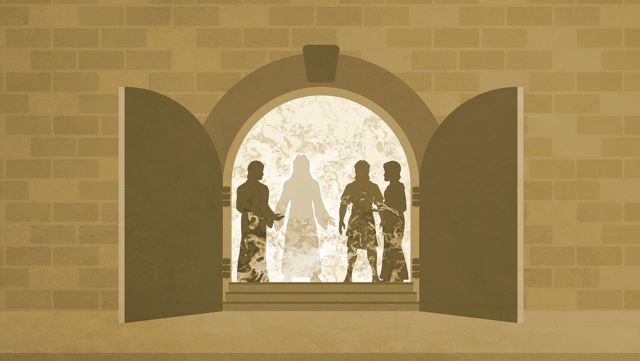 The Fourth Man in the fiery furnace