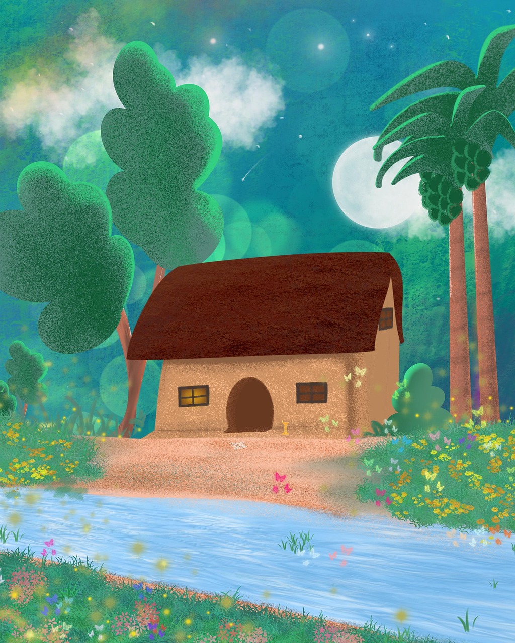 Light-filled home symbolizing heaven