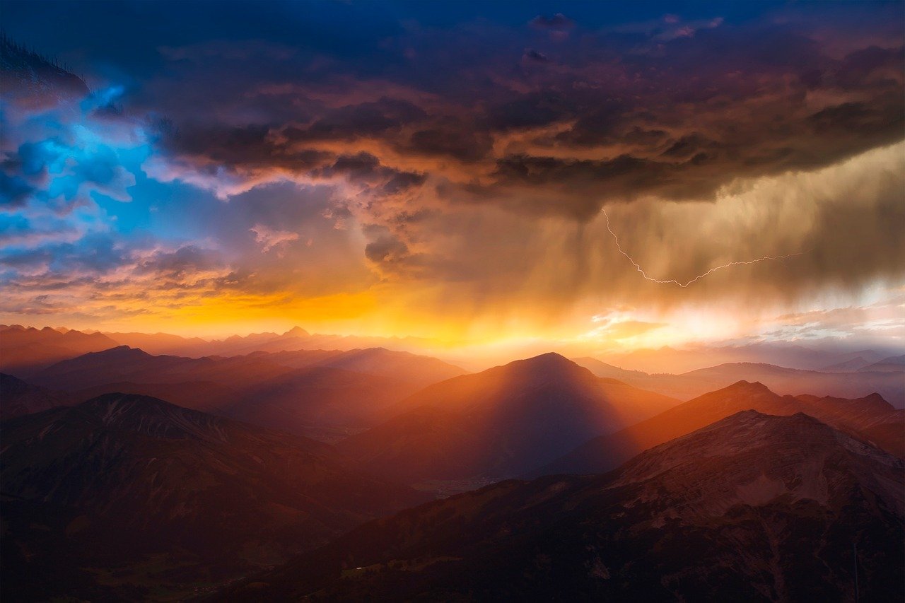 "Storm breaking into light – symbolizing hard-fought hallelujah in trials"