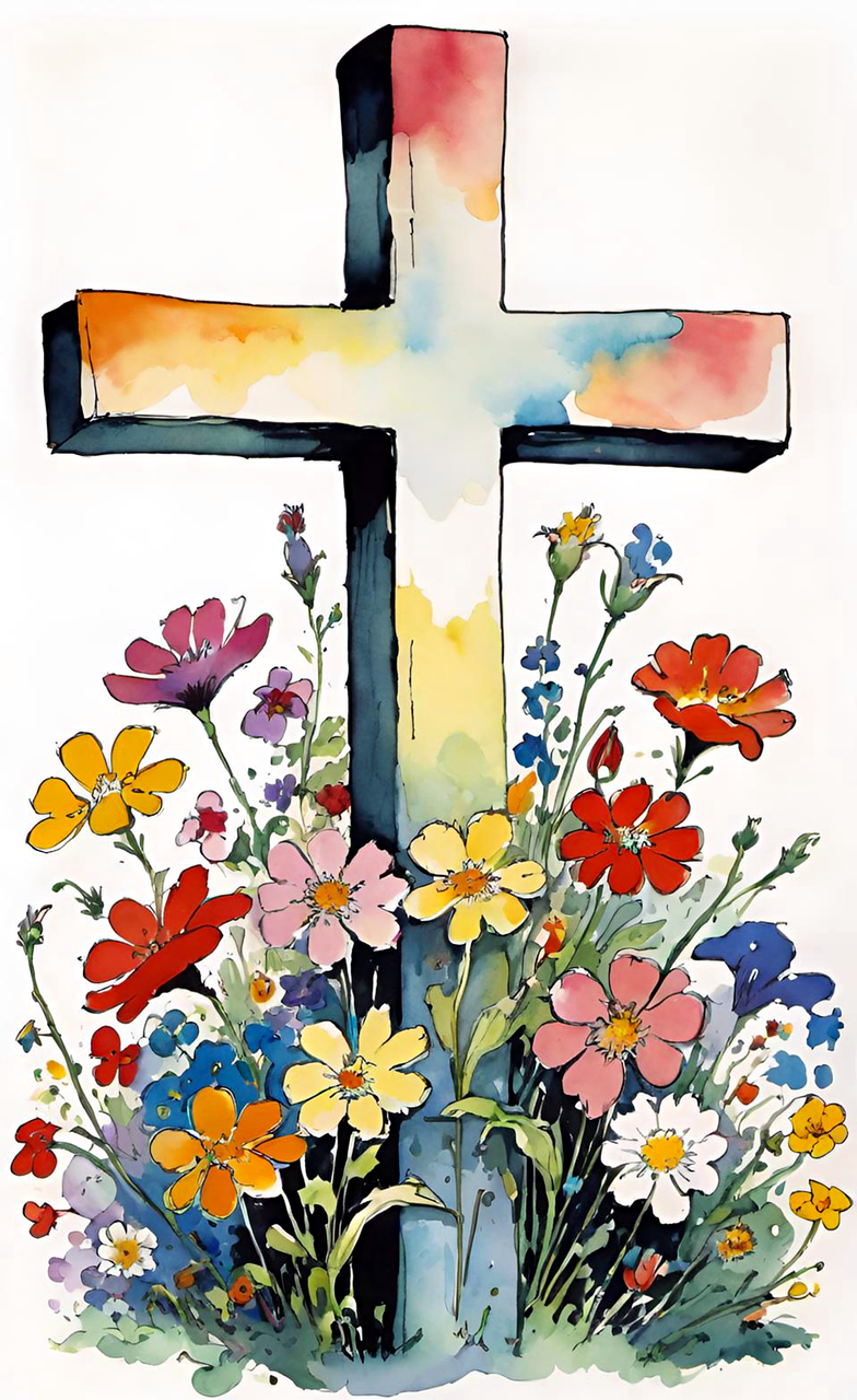 Cross symbolizing Jesus’ sacrificial love