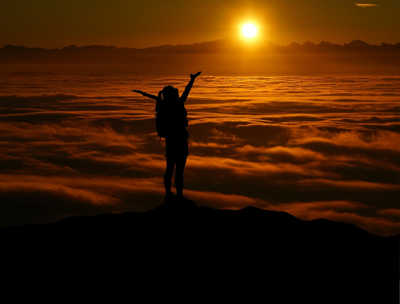 Sunrise symbolizing victory and eternal hope in Christ