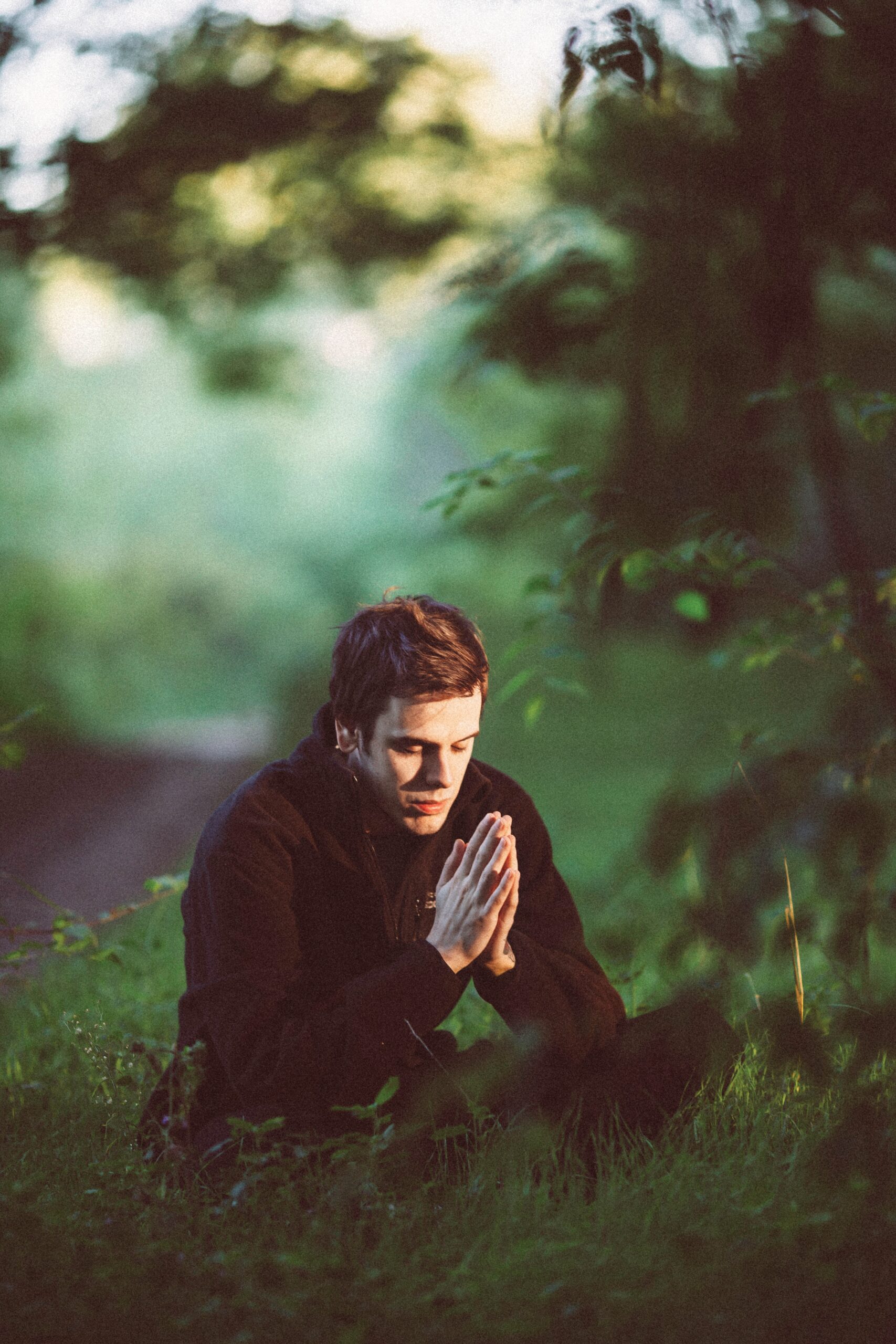 person reflecting spiritual transformation and renewal in Christ