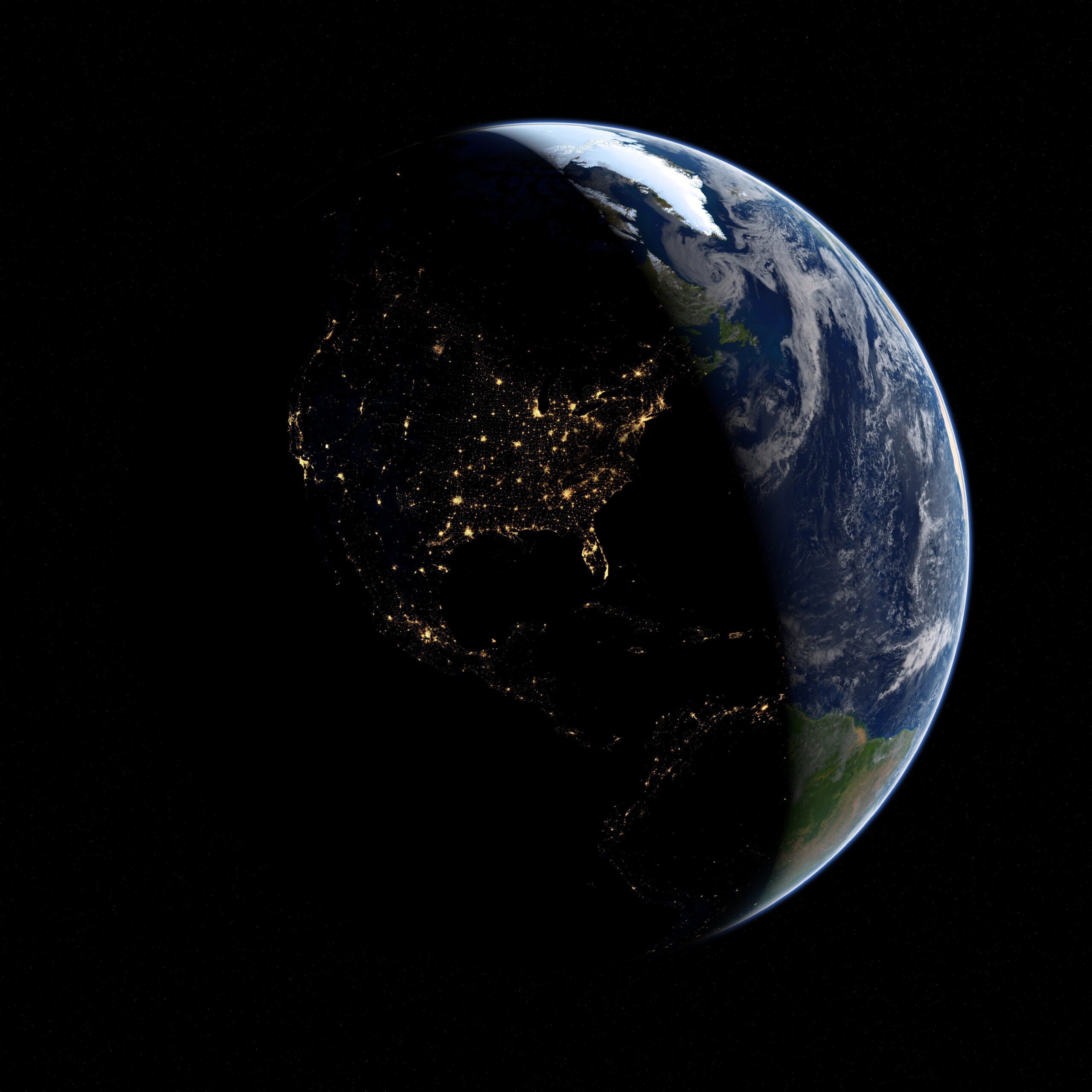 Sunrise over the earth symbolizing God’s creation and sovereignty