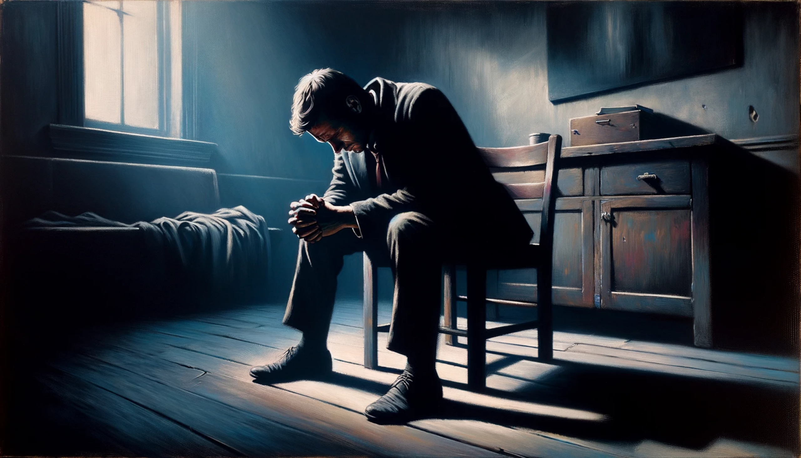 Senior believer reflecting on God's faithfulness