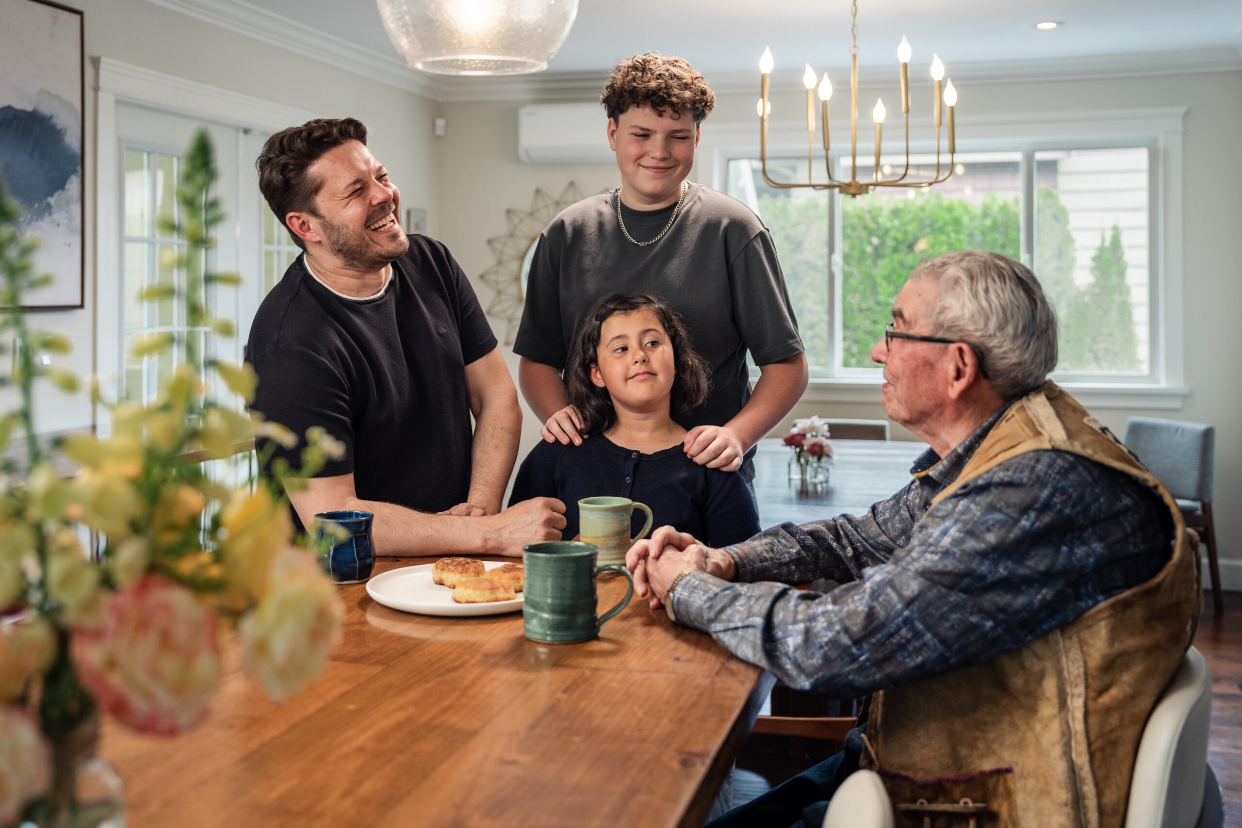 welcoming friends into our home as a symbol of Christian hospitality.