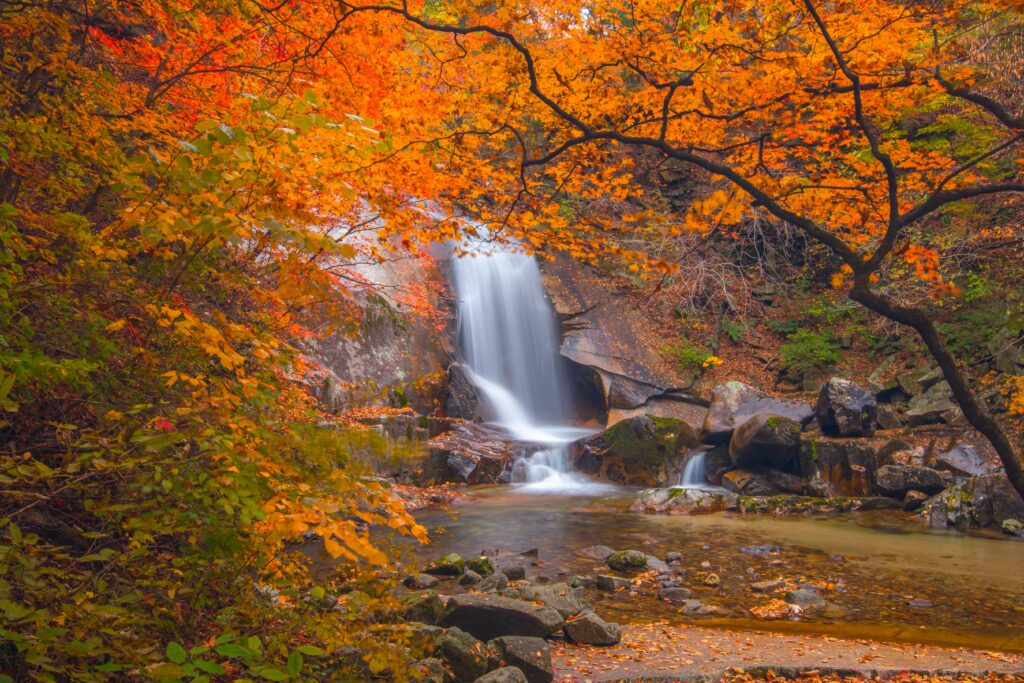 Clear river of living water flowing over sunlit rocks, symbolizing spiritual thirst satisfied in Jesus